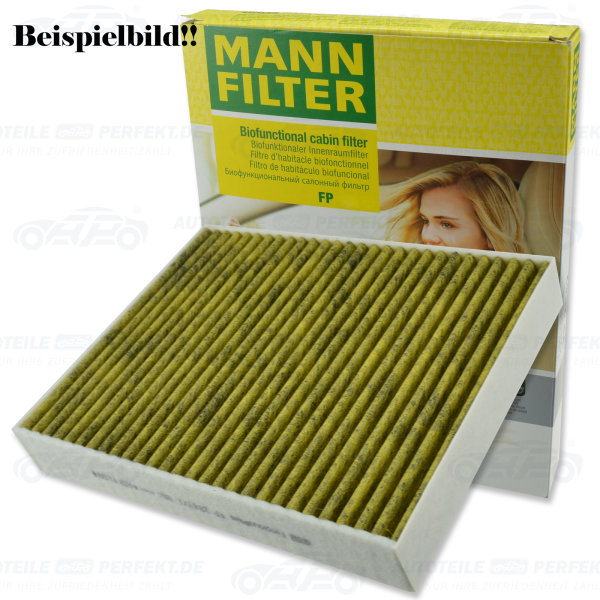 Innenraumfilter/Pollenfilter (Aktivkohle-antibakteriell) - MANN-FILTER